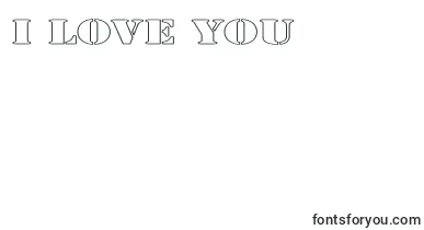 LarchmerehollowExp font – I Love You Fonts